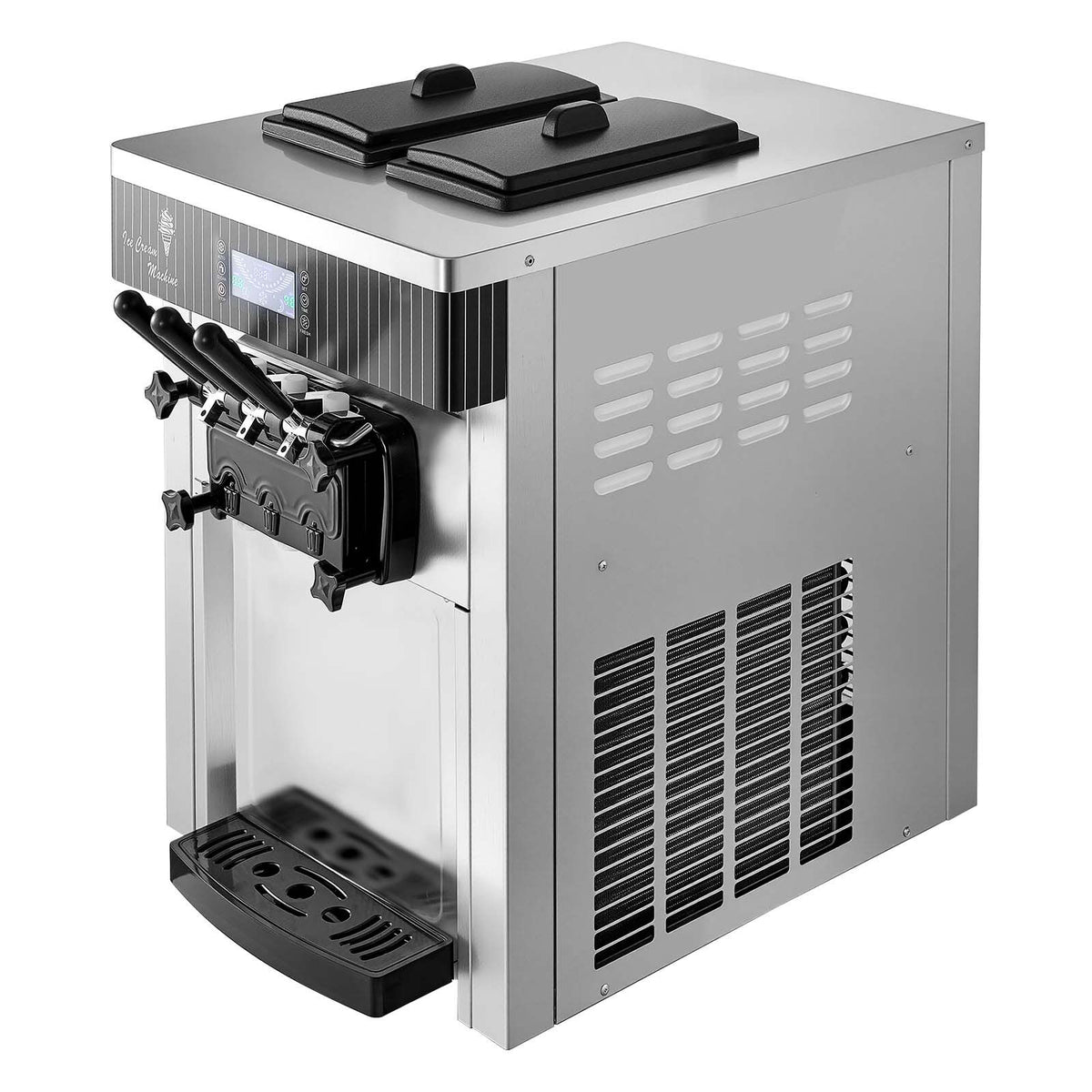 Commercial Three-Flavor Countertop Soft-Serve Machine