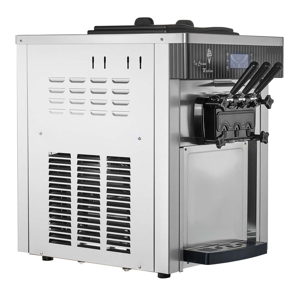 Commercial Three-Flavor Countertop Soft-Serve Machine