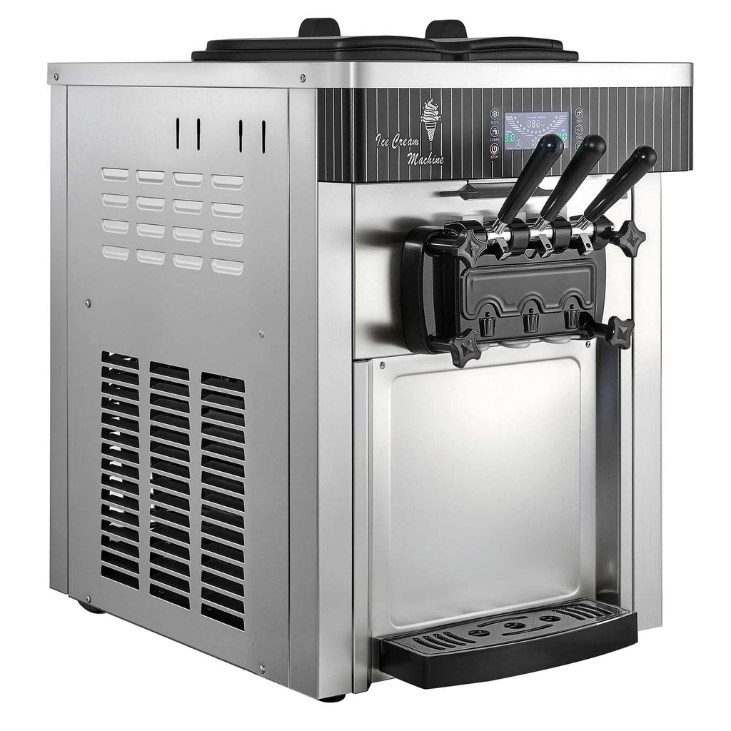 Commercial Three-Flavor Countertop Soft-Serve Machine
