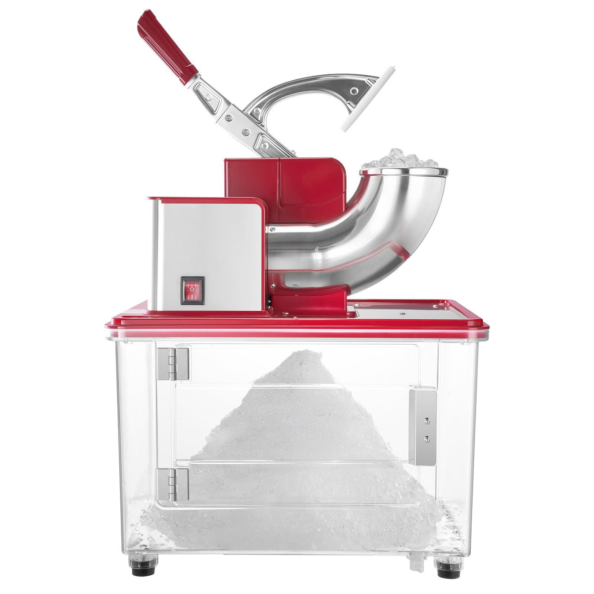 High-Efficiency Commercial Ice Crusher /H – Electric Snow Cone Machine with 350W Motor & 11 Gal Bin