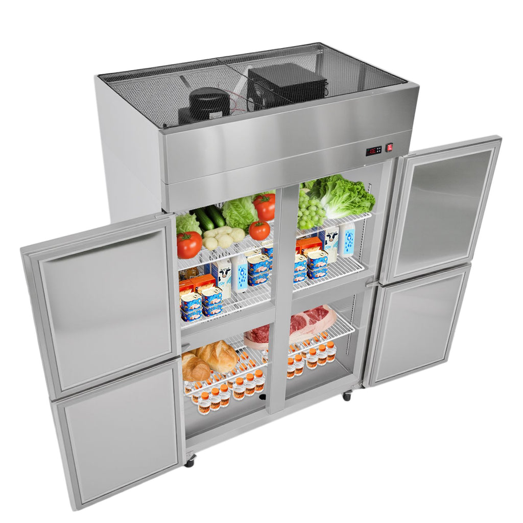Commercial Reach-In Refrigerator with Frost-Free Auto-Defrost and Digital Temperature Control