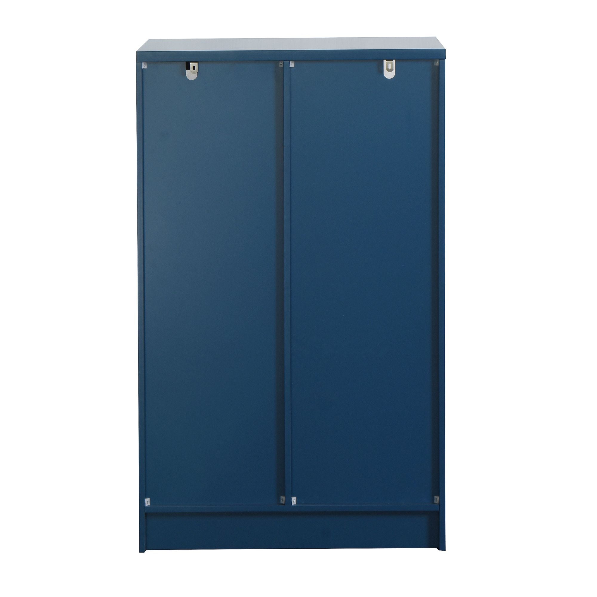 Multipurpose Storage Cabinet with Glass Doors and Adjustable Shelves