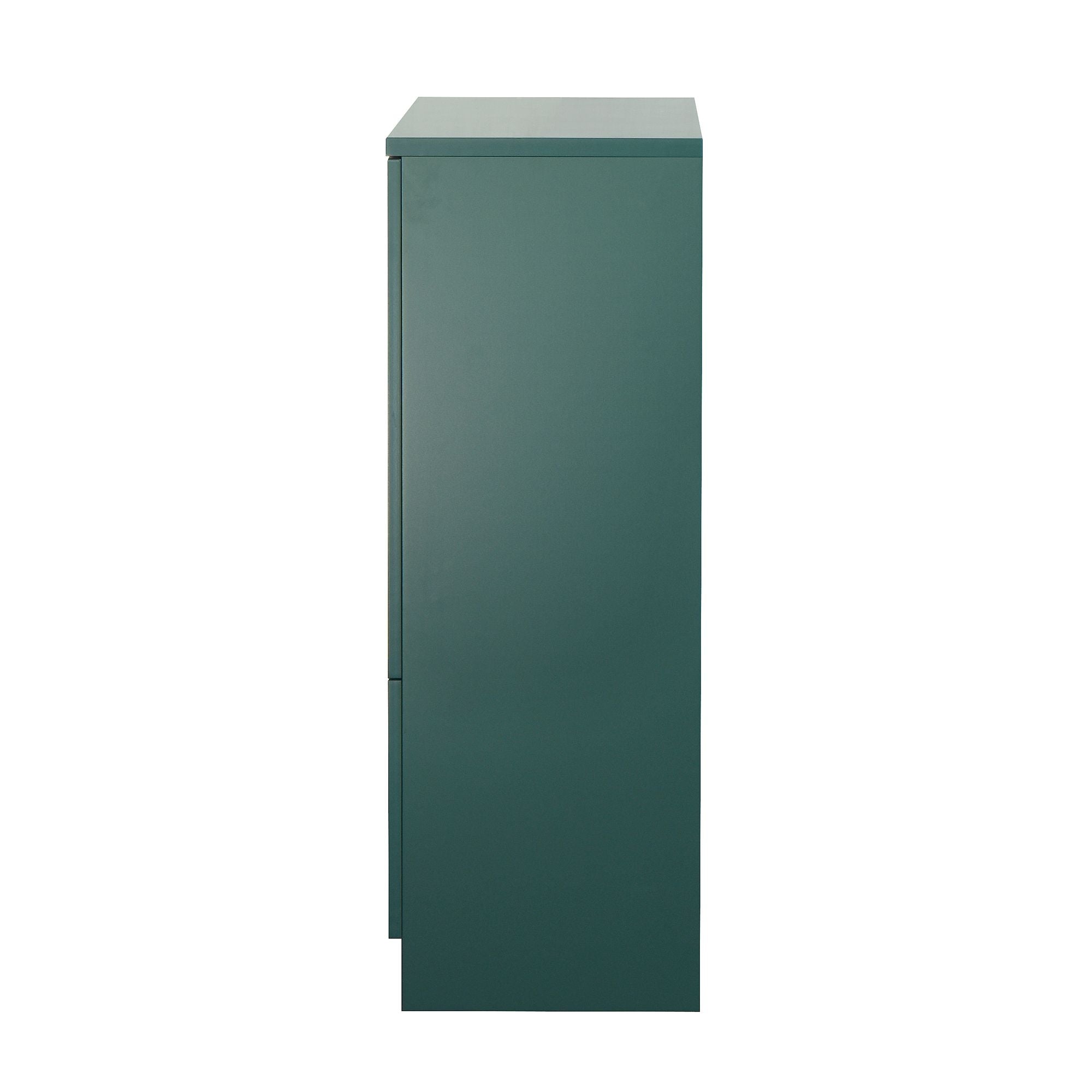 Multipurpose Storage Cabinet with Glass Doors and Adjustable Shelves