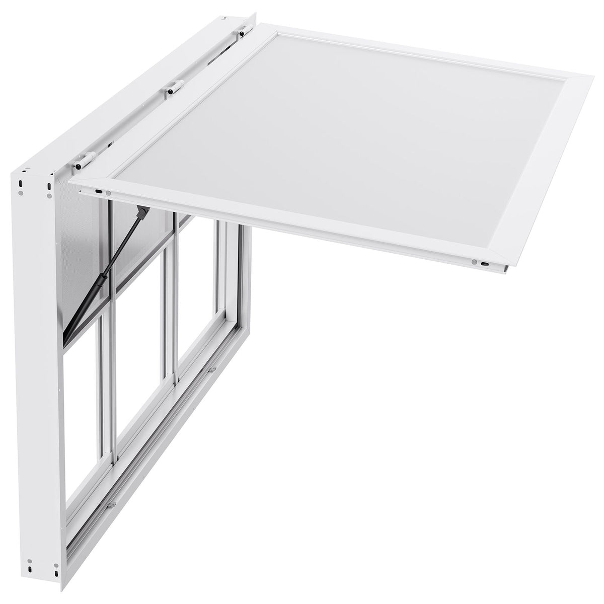 Food Truck Service Window with Six Sliding Panels