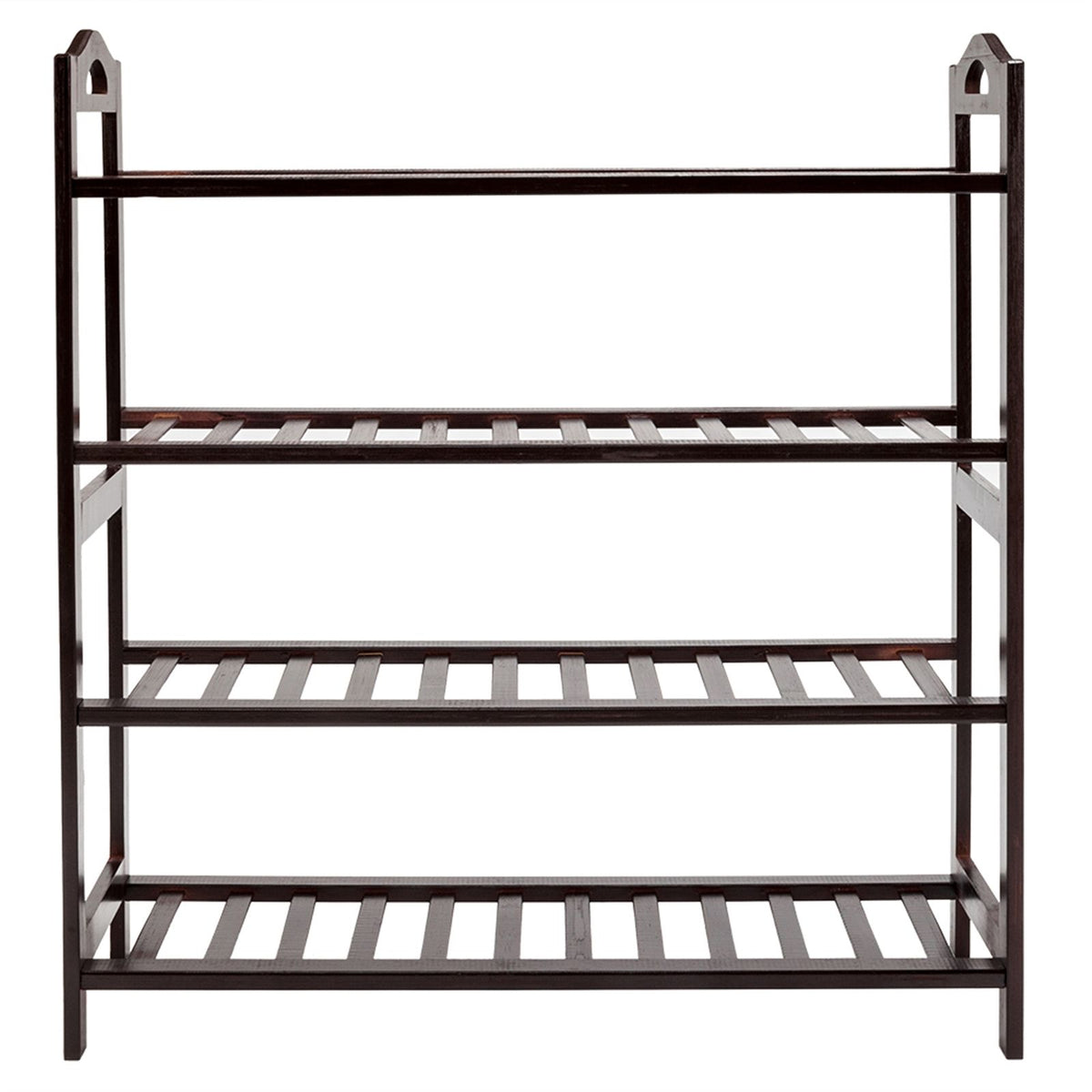 4-Tier Shoe Rack for Hallway and Entryway Organization
