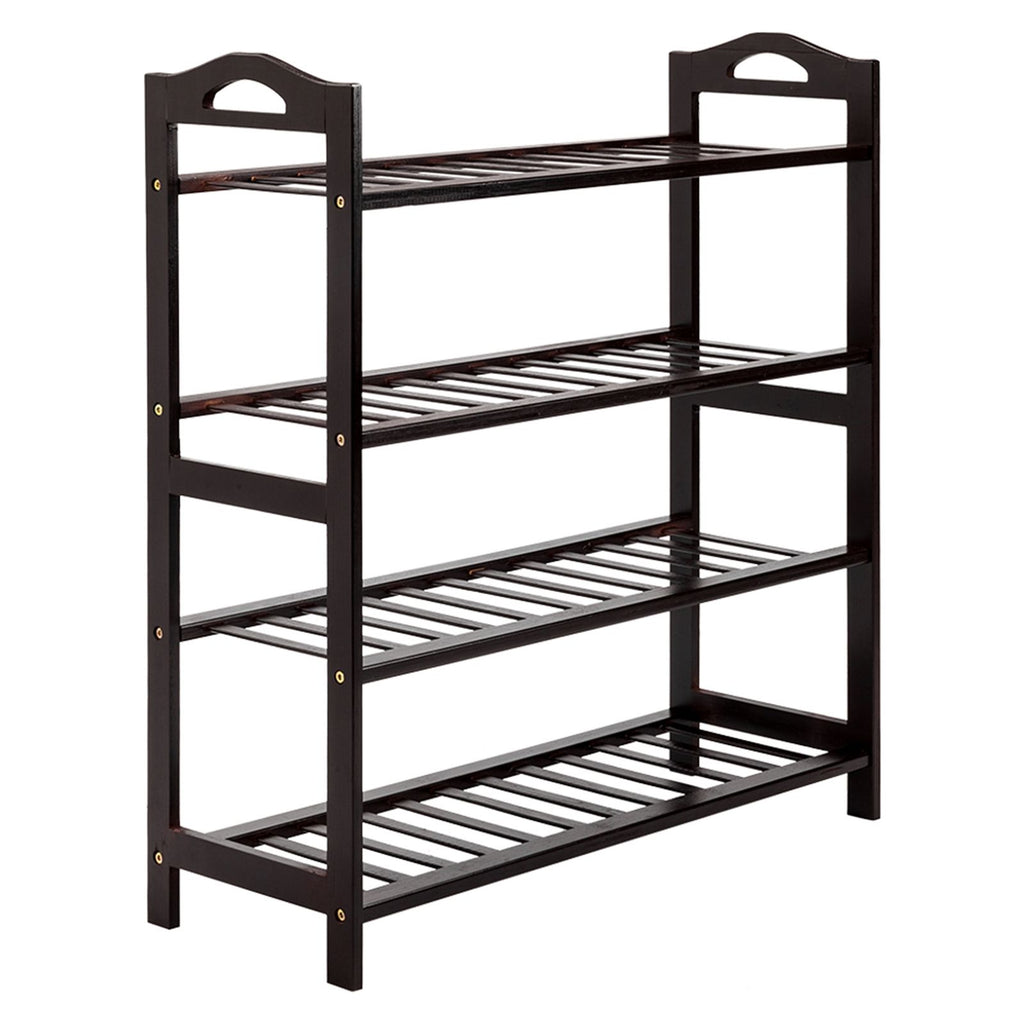 4-Tier Shoe Rack for Hallway and Entryway Organization