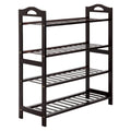 4-Tier Shoe Rack for Hallway and Entryway Organization
