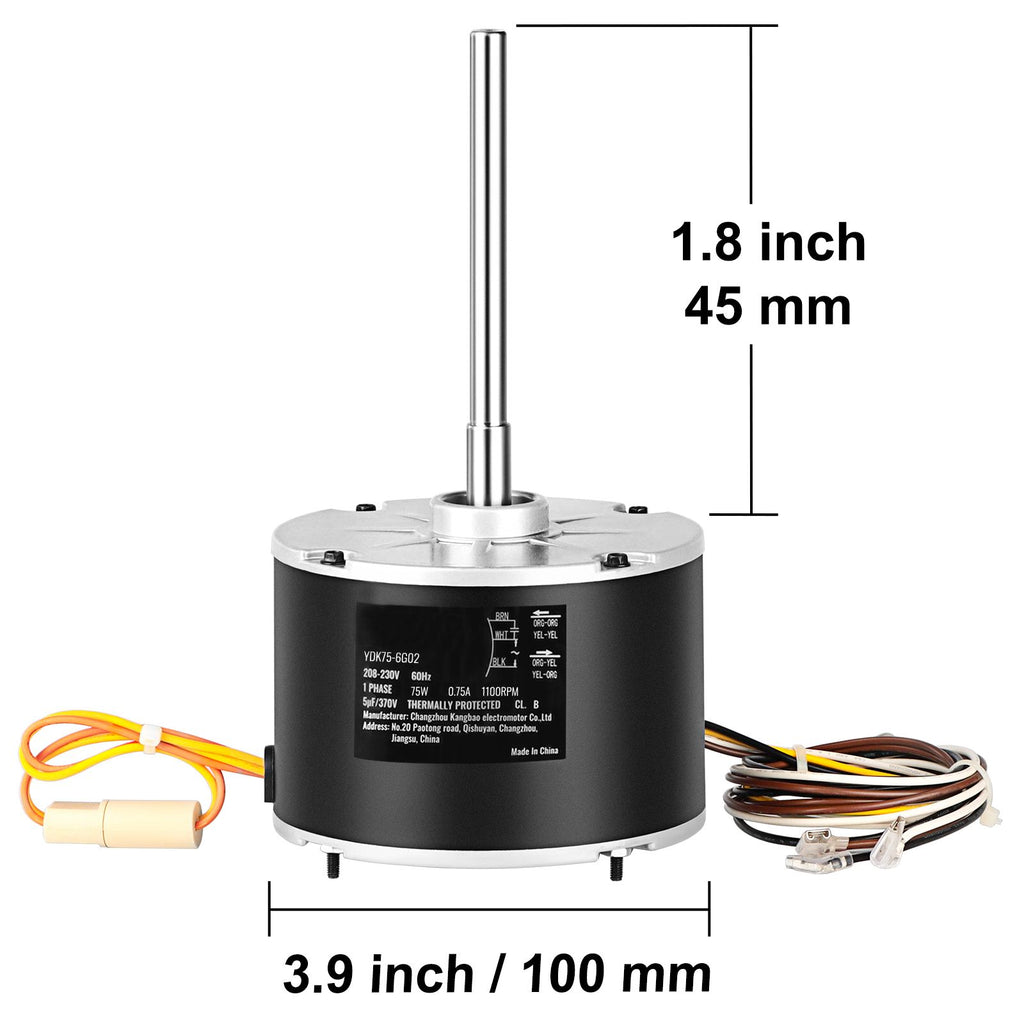 Reversible Condenser Fan Motor for Select AC Systems