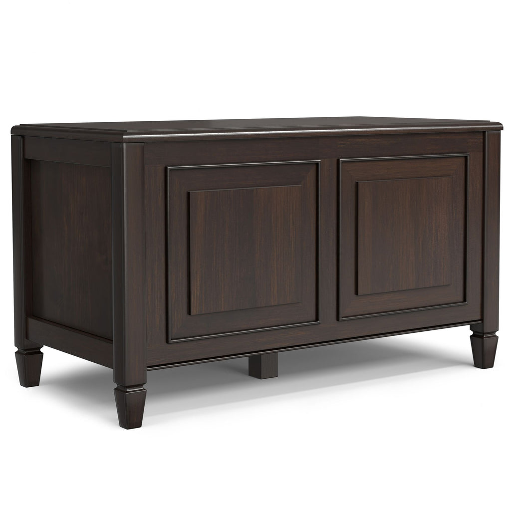 Connaught Chestnut Brown Storage Bench Trunk