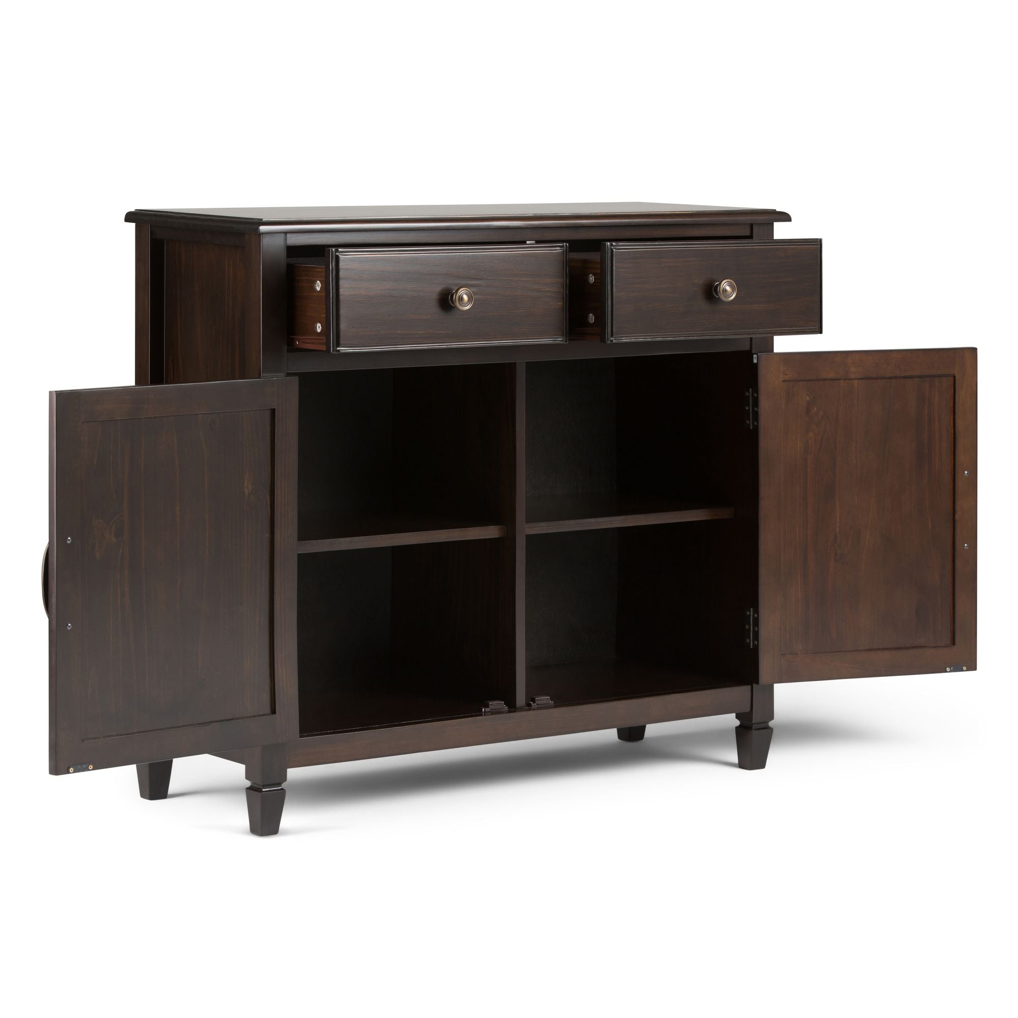 Connaught Entryway Storage Cabinet with Drawers and Adjustable Shelves