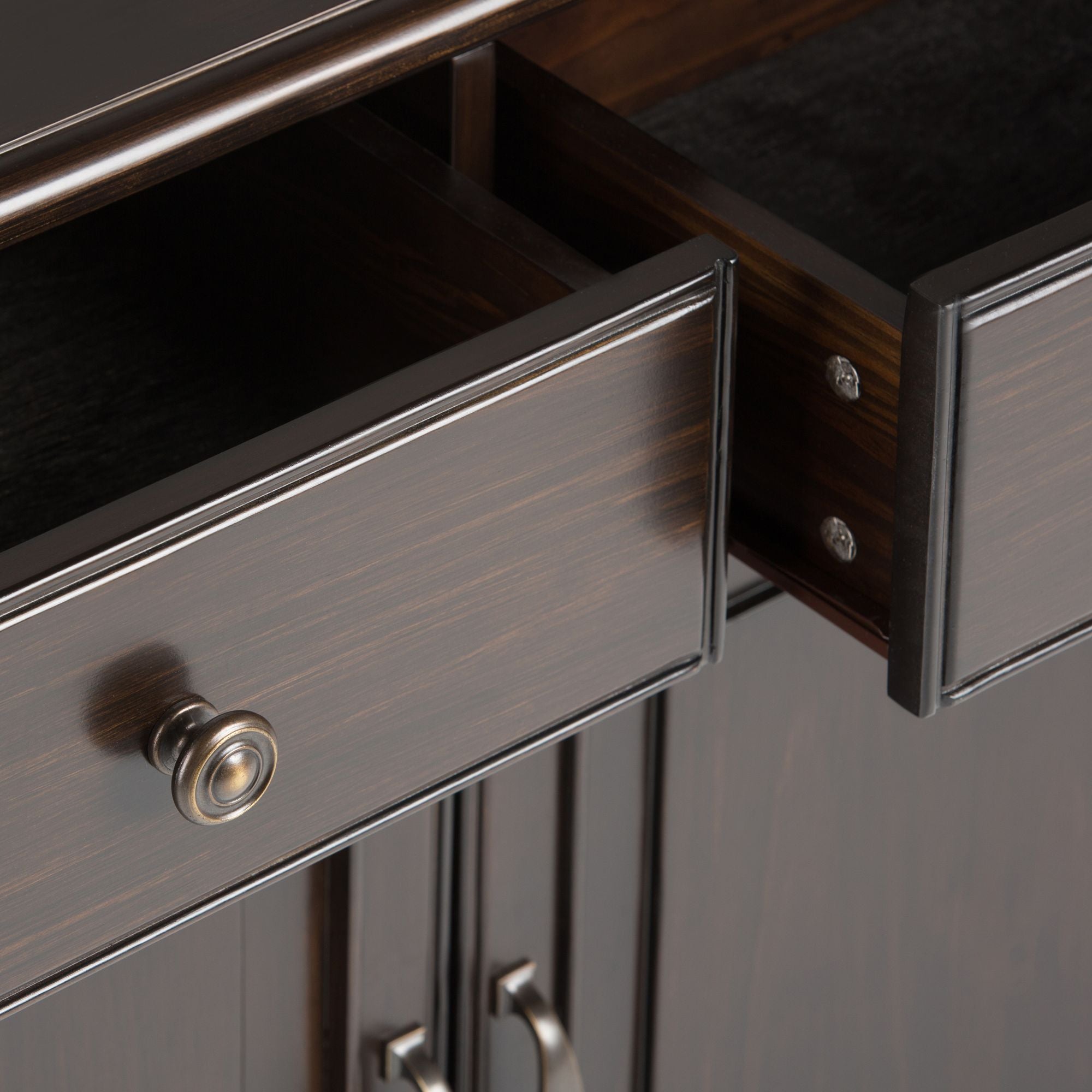 Connaught Entryway Storage Cabinet with Drawers and Adjustable Shelves