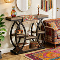 Industrial Four-Tier Console for Compact Spaces