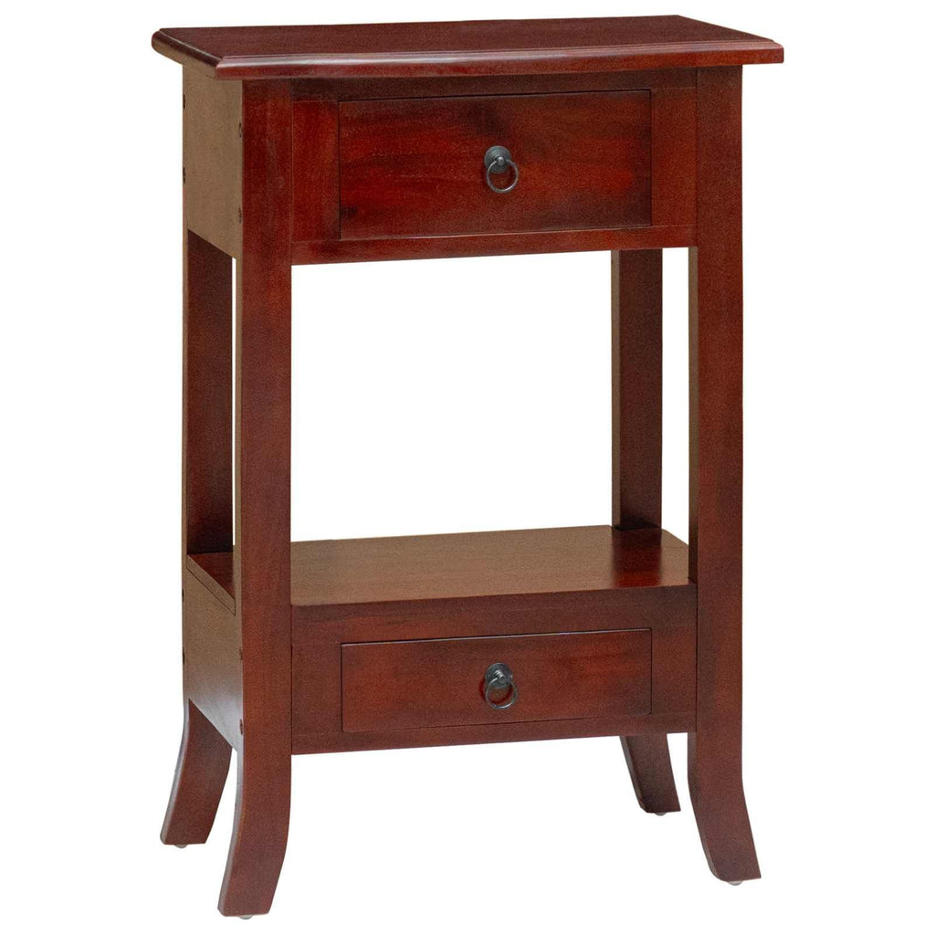 Classic Brown Console Table with Drawer