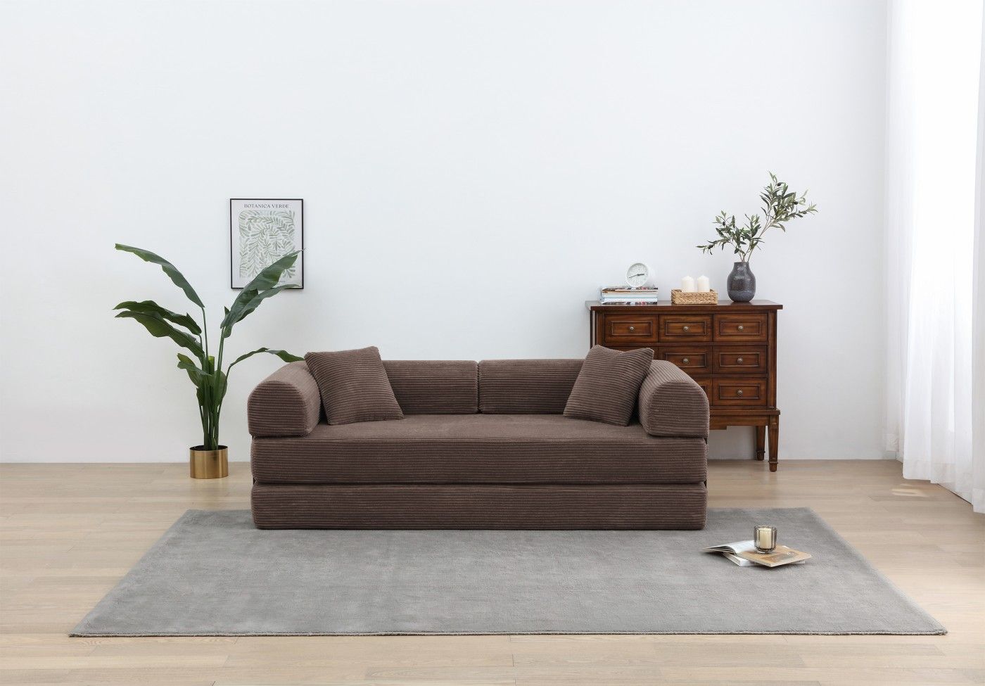 Multi-Functional Convertible Sofa Bed for Living Room