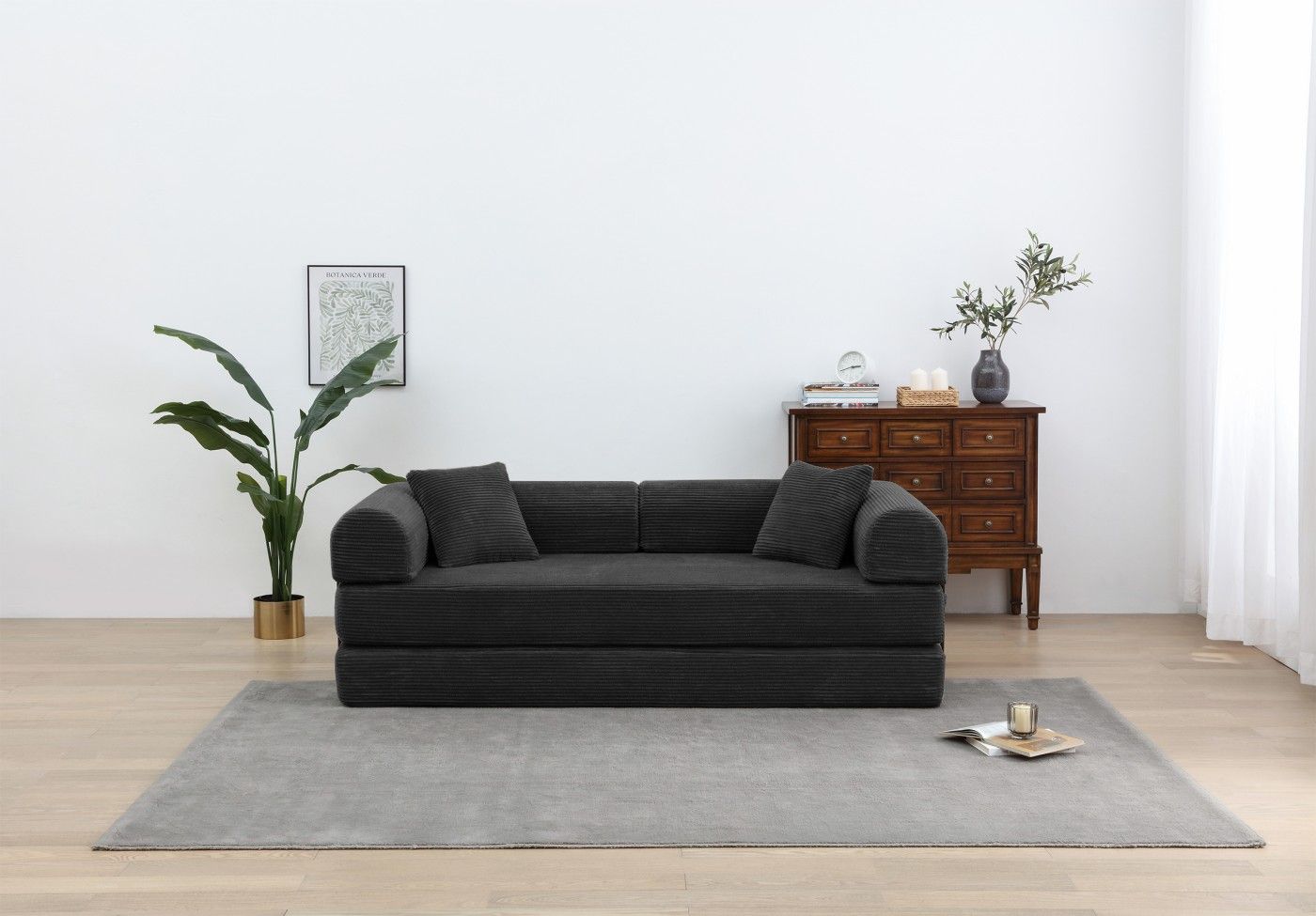 Multi-Functional Convertible Sofa Bed for Living Room