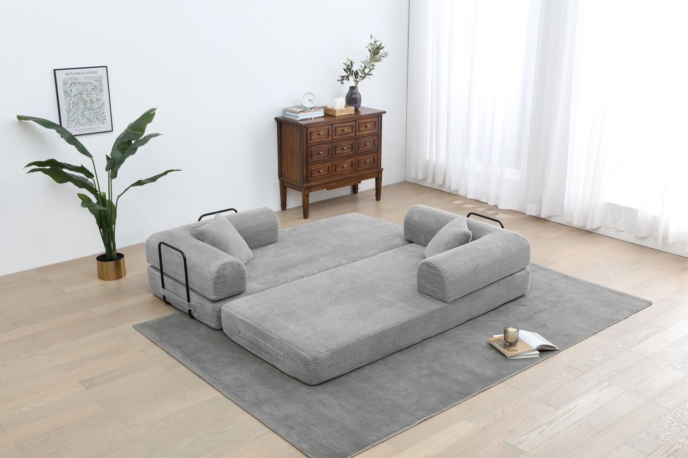 Multi-Functional Convertible Sofa Bed for Living Room