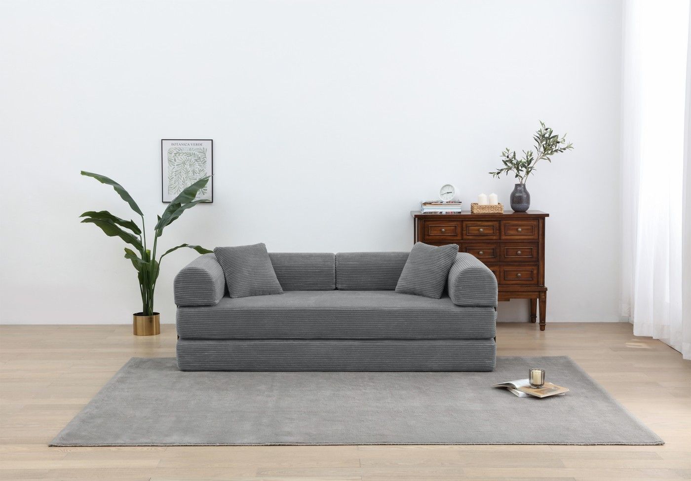 Multi-Functional Convertible Sofa Bed for Living Room