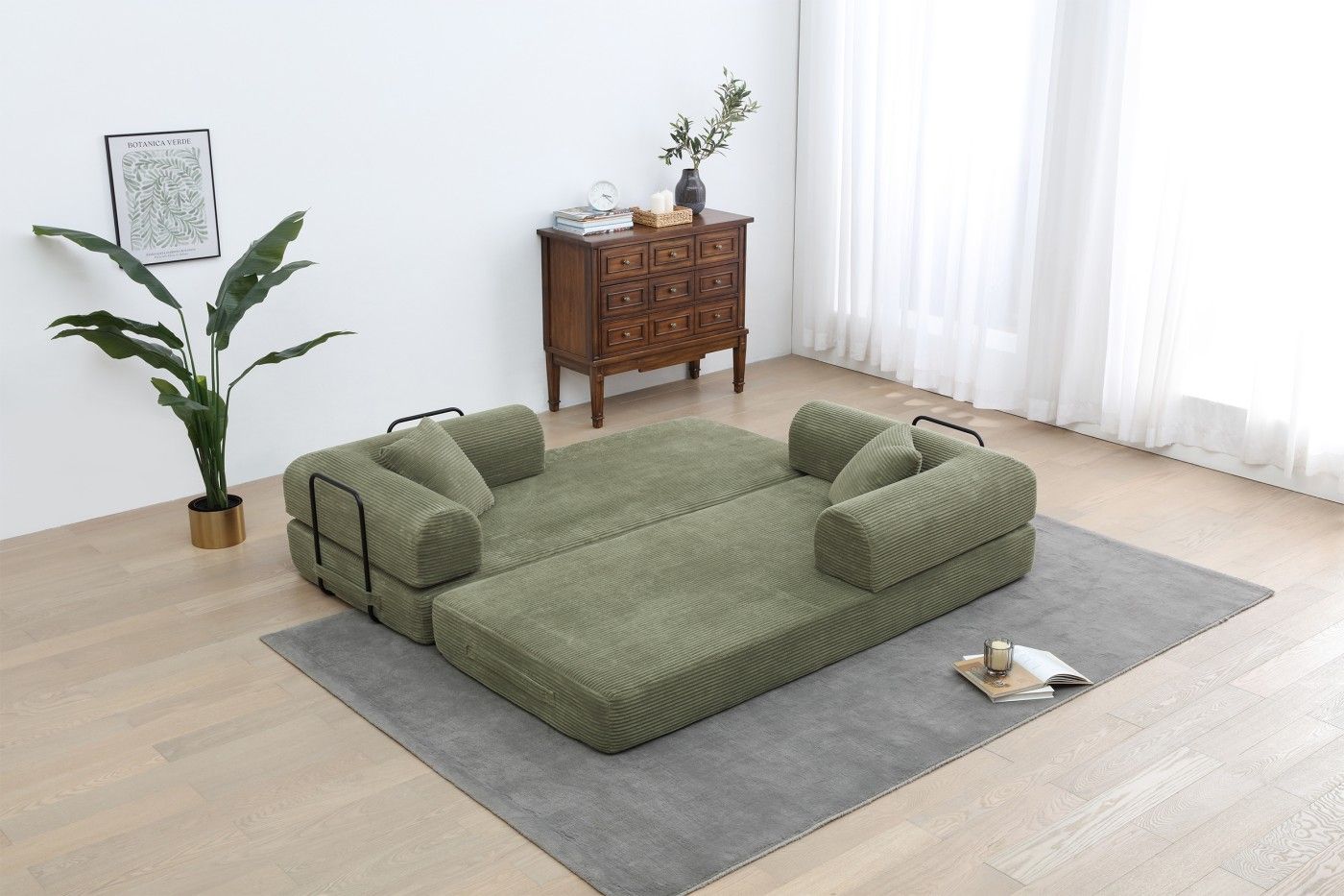 Multi-Functional Convertible Sofa Bed for Living Room