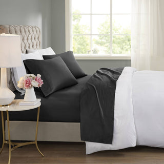 Cooling Cotton Blend Sheet Set – King Size, Moisture-Wicking & OEKO-TEX