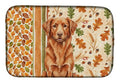 Nova Scotia Duck Tolling Retriever Fall Dish-Drying Mat