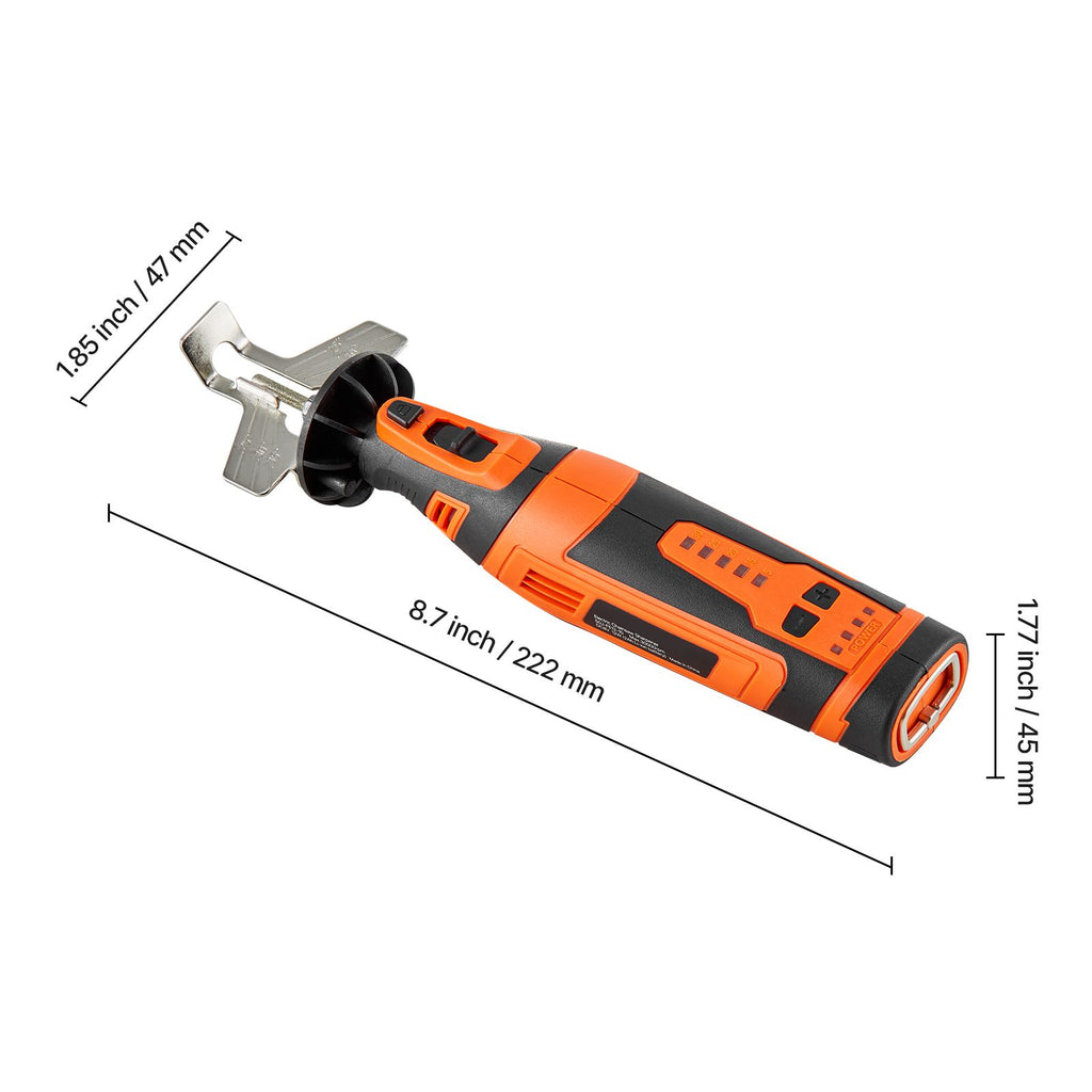 Cordless Five-Speed Chainsaw Sharpener with Angle Guide