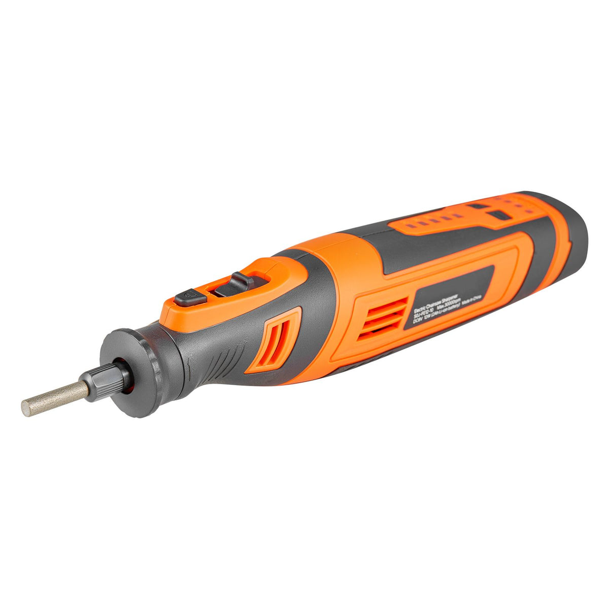 Cordless Five-Speed Chainsaw Sharpener with Angle Guide