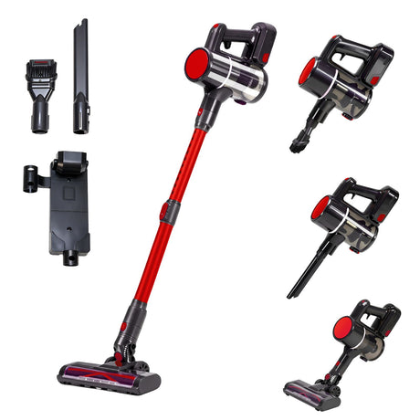 Convertible Cordless Stick Vacuum with LED Floor Head