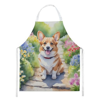 Corgi Spring Path Bib Apron