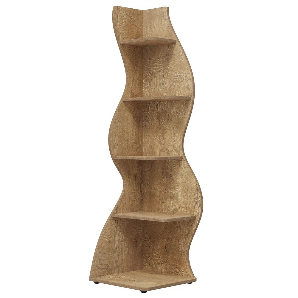 Vintage Five-Tier Corner Display Shelf
