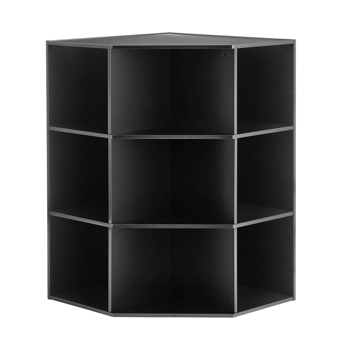 Corner Cube Storage Organizer with Cubby Layout