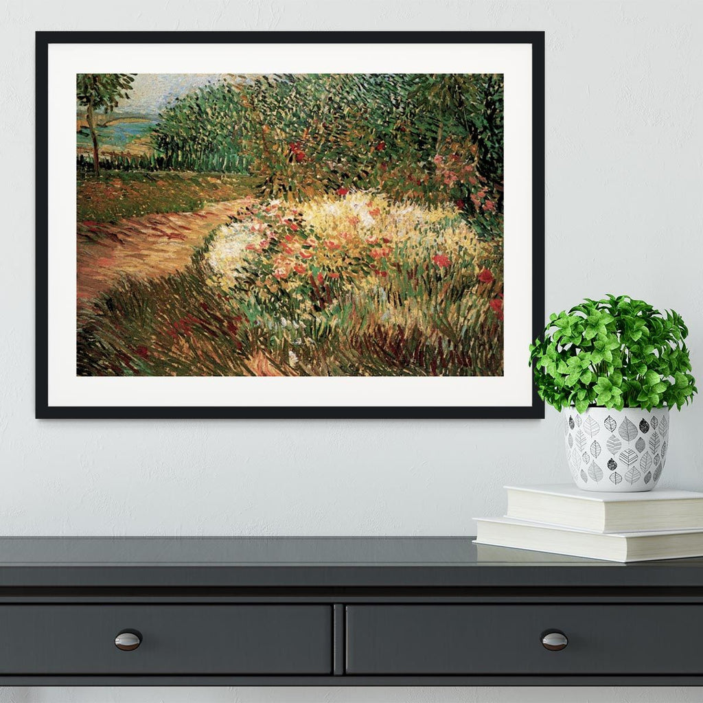 Van Gogh Corner of Voyer d'Argenson Park Framed Print