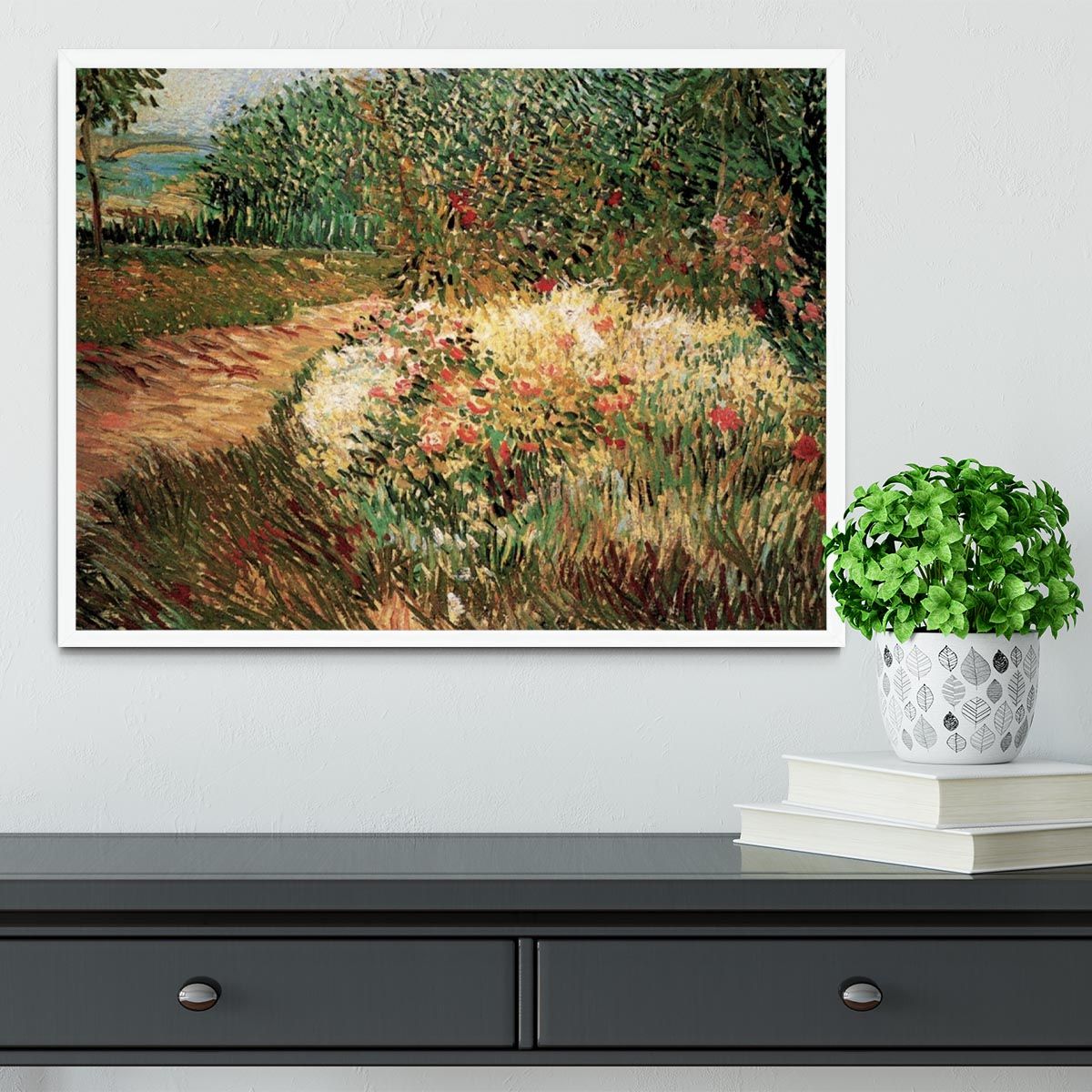 Van Gogh Corner of Voyer d'Argenson Park Framed Print