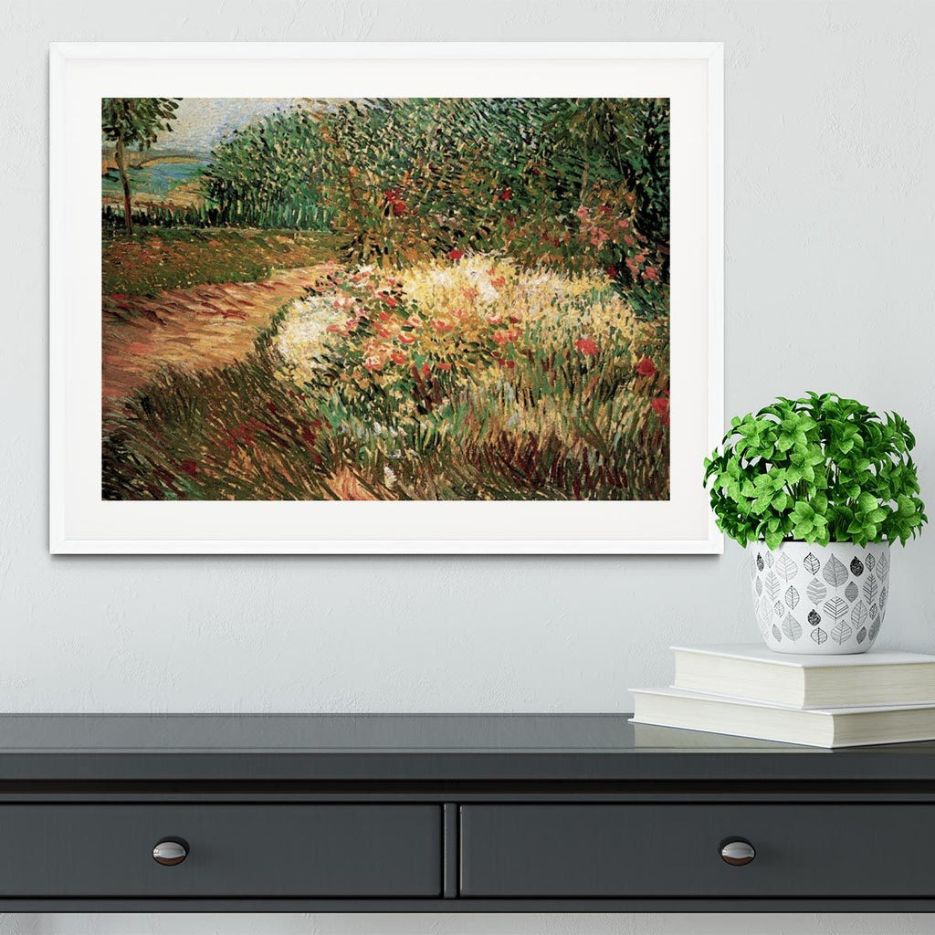 Van Gogh Corner of Voyer d'Argenson Park Framed Print