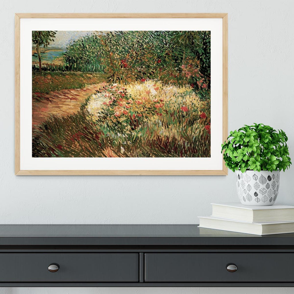 Van Gogh Corner of Voyer d'Argenson Park Framed Print