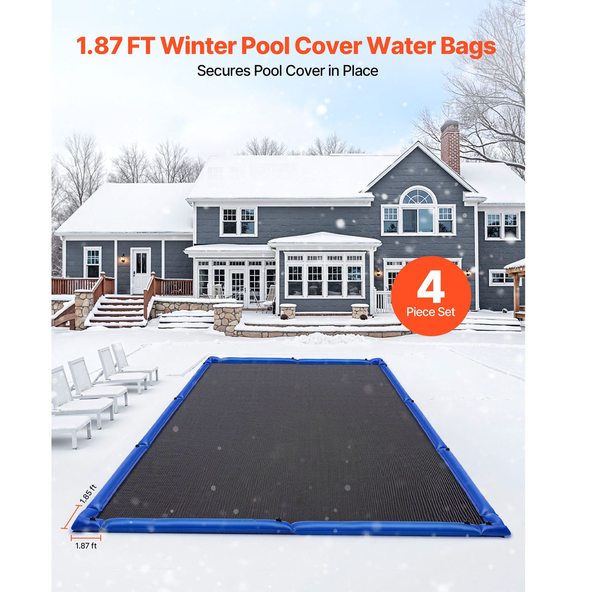 Corner Water Bags for Inground Pool Covers