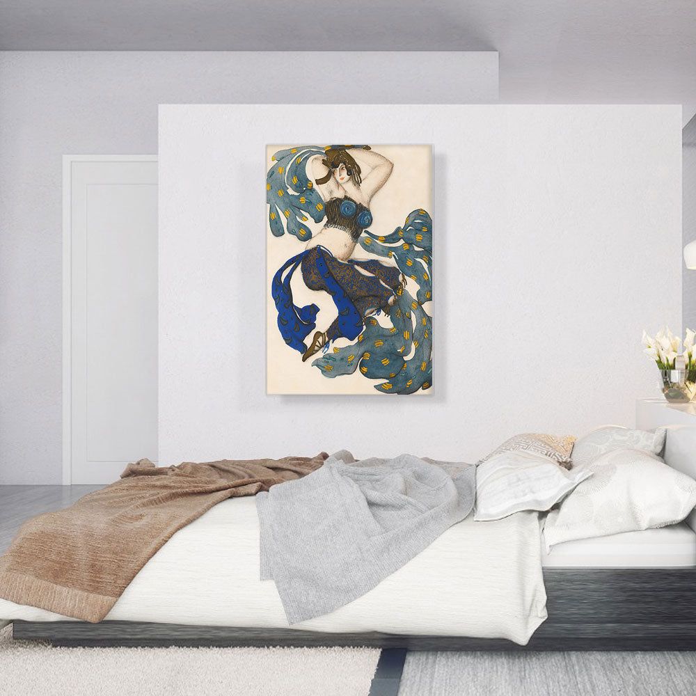 Costume Design for an Odalisque in Scheherazade Canvas Art