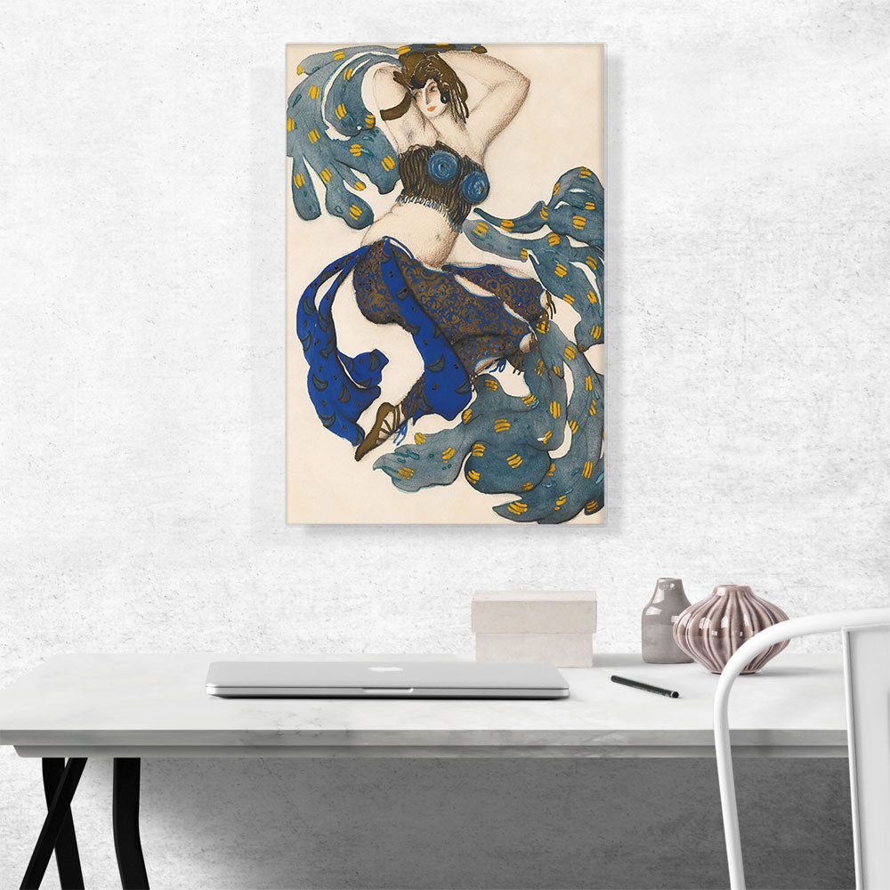 Costume Design for an Odalisque in Scheherazade Canvas Art