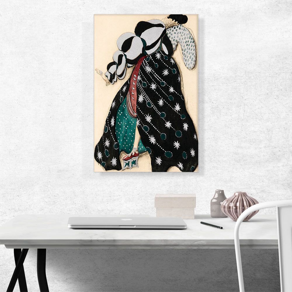 Costume Design for Potiphar's Wife Wall Art