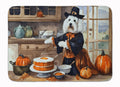 Coton De Tulear Fall Pumpkin Kitchen or Bath Mat