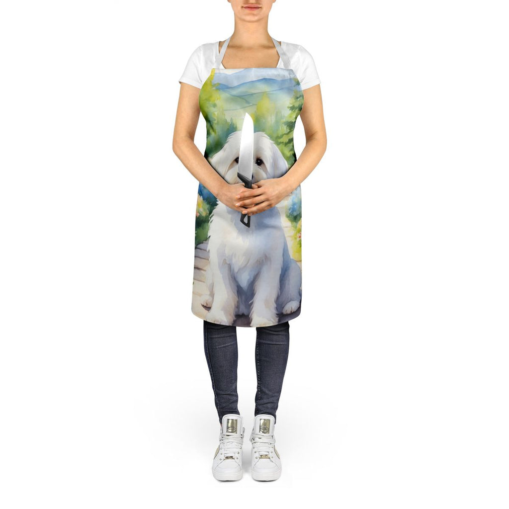 Coton de Tulear Spring Path Art Apron