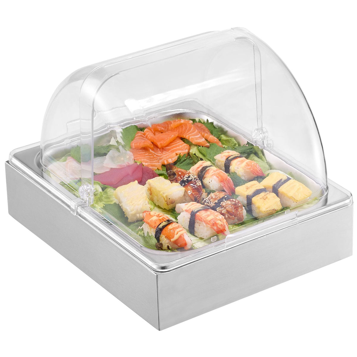 Countertop Food Serving Display with Clear Lid