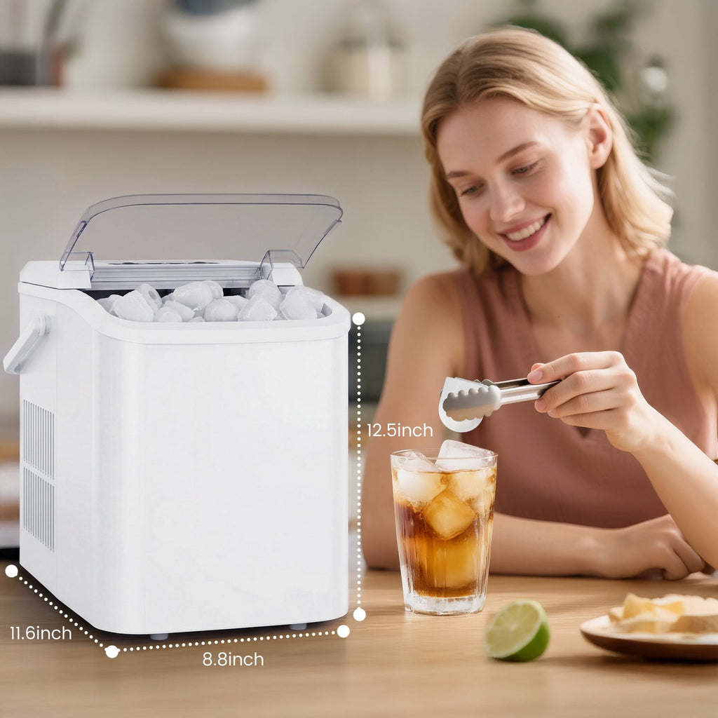 Countertop Ice Maker for Chilled Drinks and Seafood Service