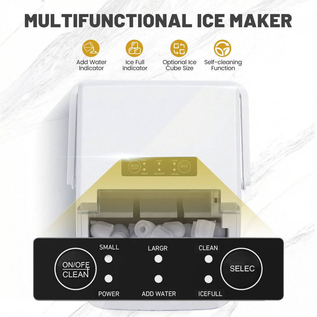 Countertop Ice Maker for Chilled Drinks and Seafood Service