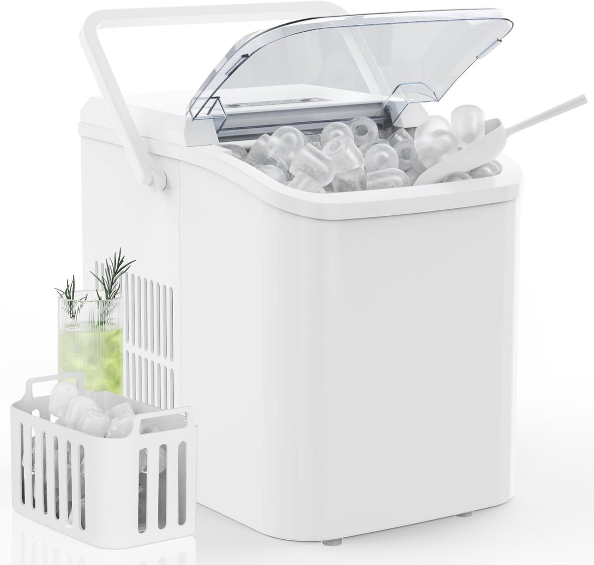 Portable Countertop Bullet Ice Maker