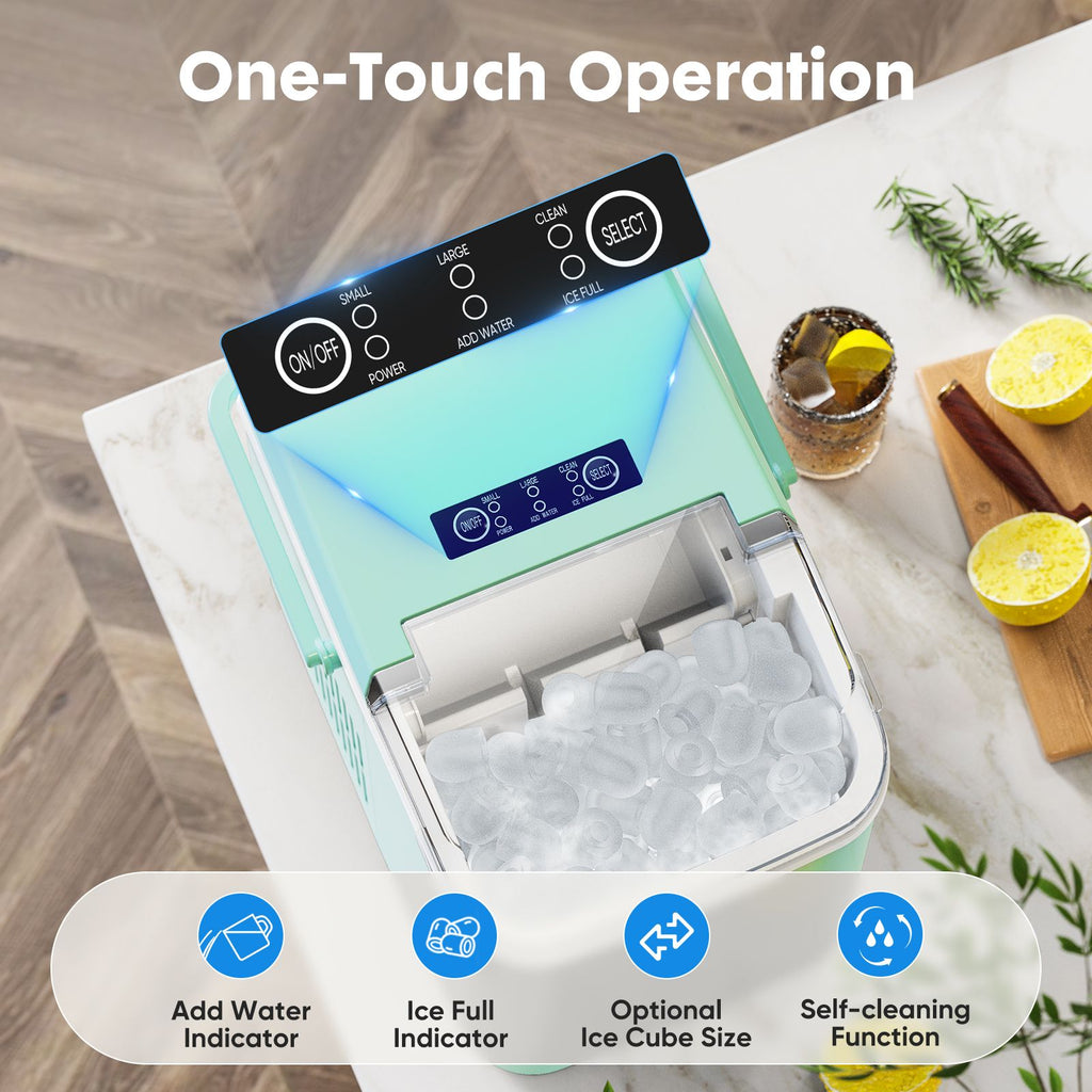 Portable Countertop Bullet Ice Maker