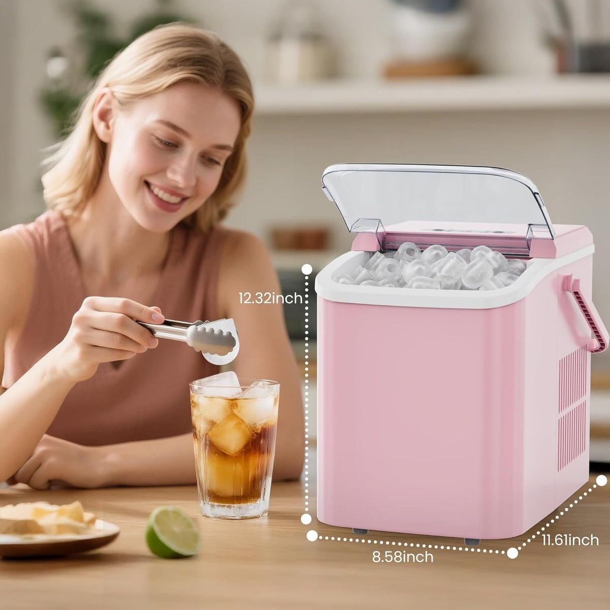 Portable Countertop Bullet Ice Maker
