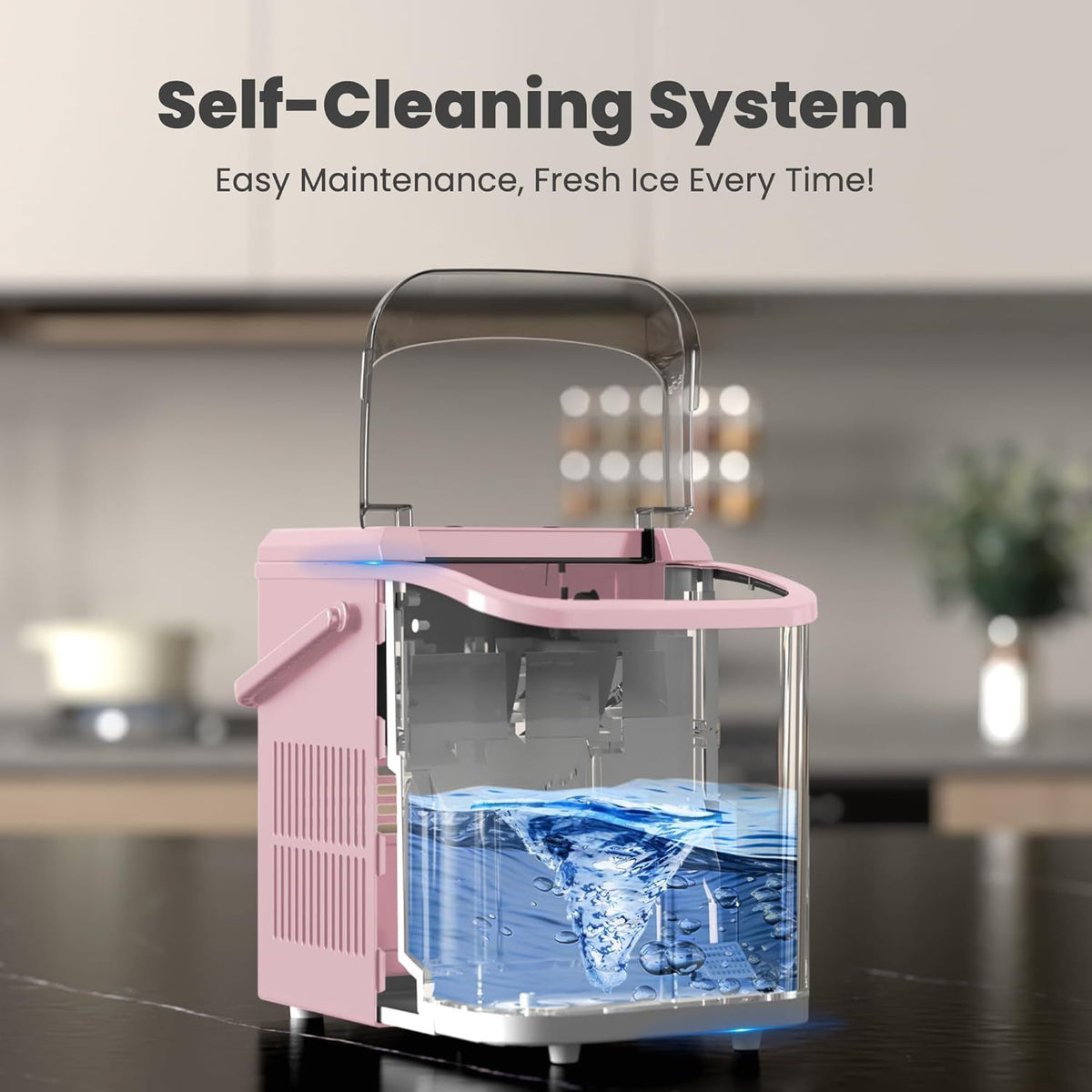 Portable Countertop Bullet Ice Maker