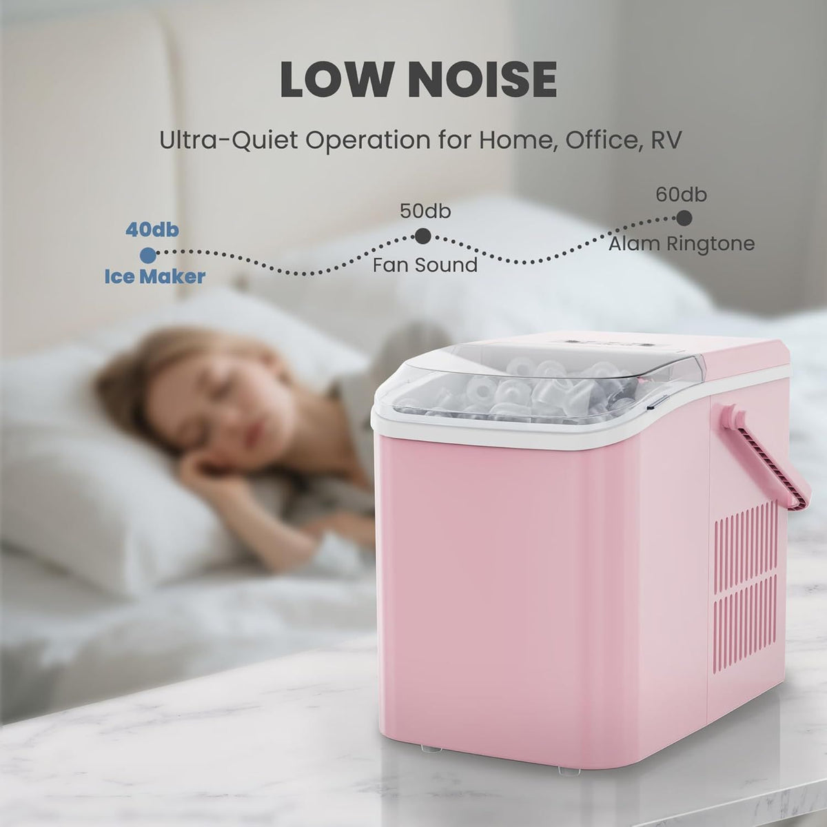 Portable Countertop Bullet Ice Maker