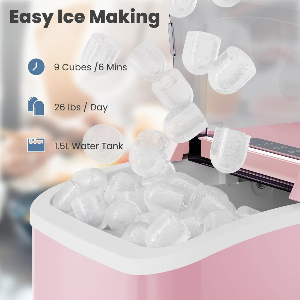Portable Countertop Bullet Ice Maker