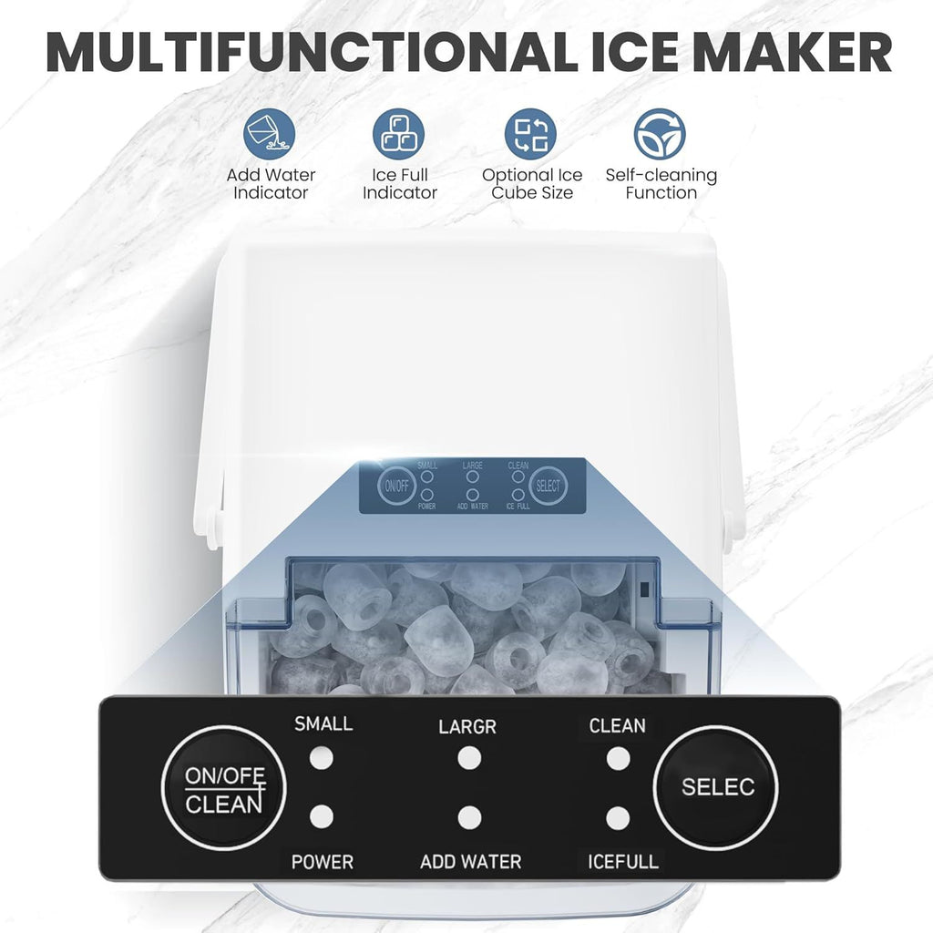 Portable Countertop Bullet Ice Maker